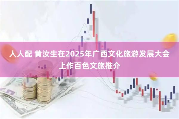 人人配 黄汝生在2025年广西文化旅游发展大会上作百色文旅推介